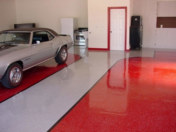Краска для бетонного пола в гараже