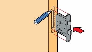 Как вставить замок в межкомнатную дверь