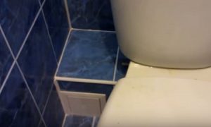 Как скрыть трубы в туалете